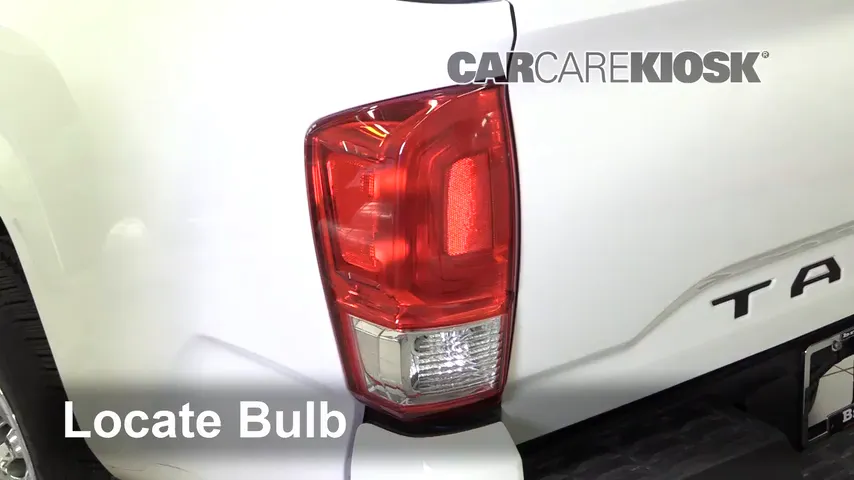 2017 Toyota Tacoma SR 2.7L 4 Cyl. Extended Cab Pickup Lights Tail Light (replace bulb)